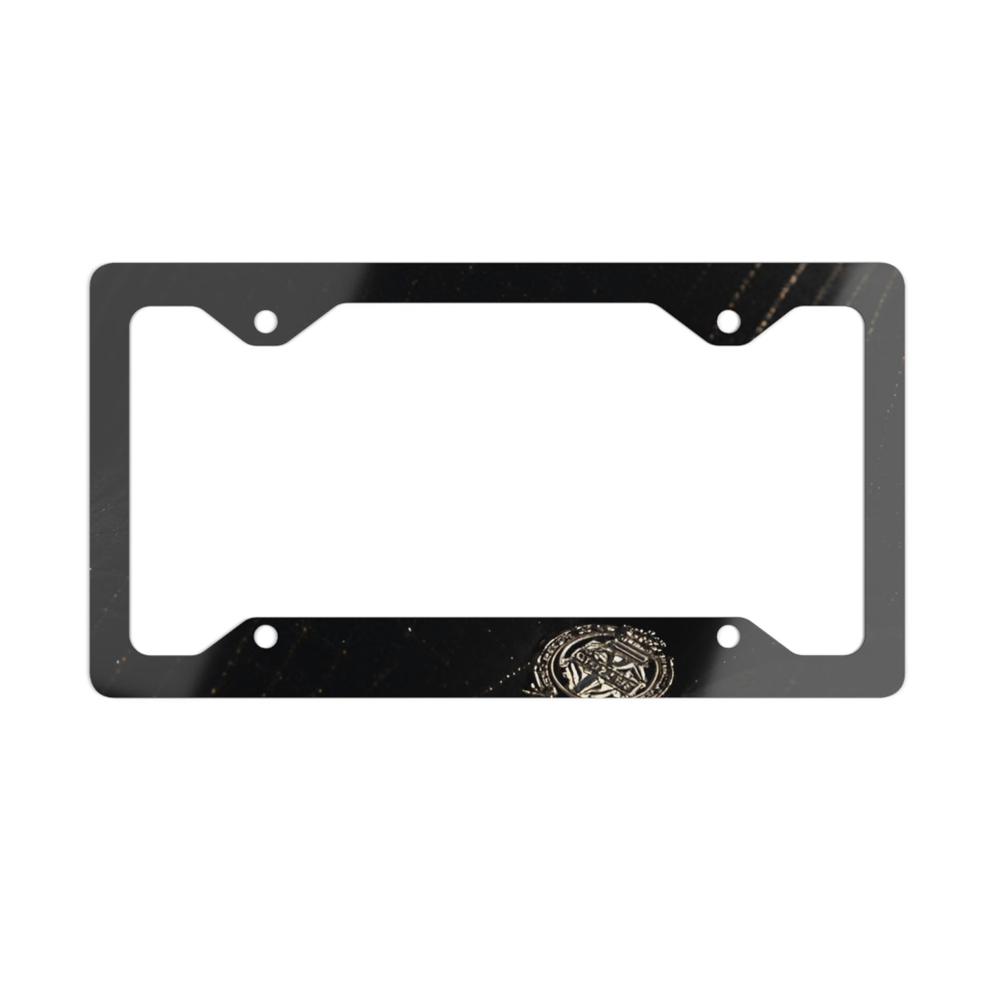 ✨🚗 The Enchanted Drive: Glossed Glory License Plate Frame – Luxury Custom Metal Accent 💎🌙