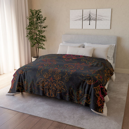 🌙✨ The Enchanted Dreamscape Blanket ✨🌙 Ultra-Soft Cosmic Comfort Throw • Limited One-of-a-Kind Design • 60" × 80"