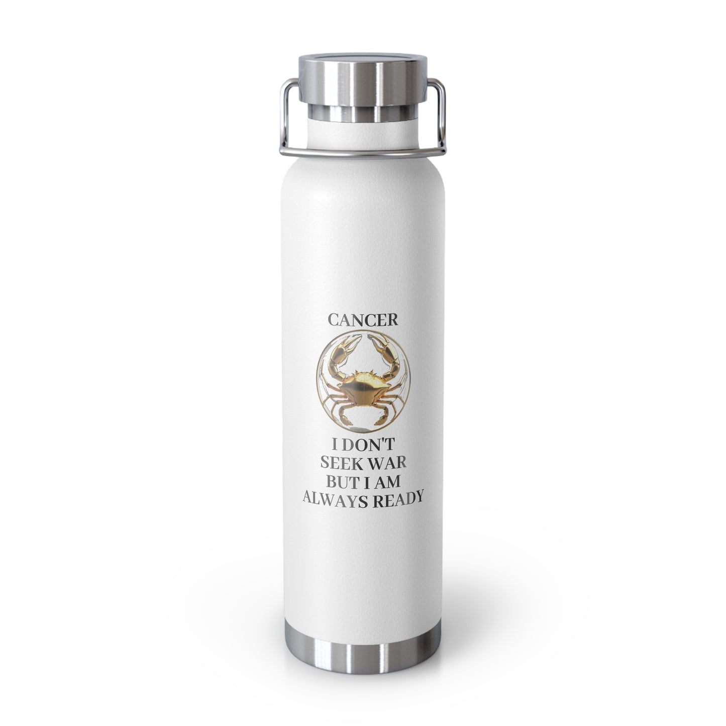 ✨🔮 Enchanted Cancer Copper Insulated Bottle – 22oz of Temperature Magic! 🔮✨