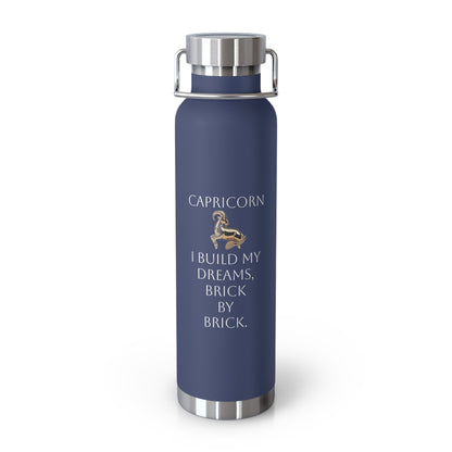 ✨🔮 Enchanted Capricorn Copper Insulated Bottle – 22oz of Temperature Magic! 🔮✨