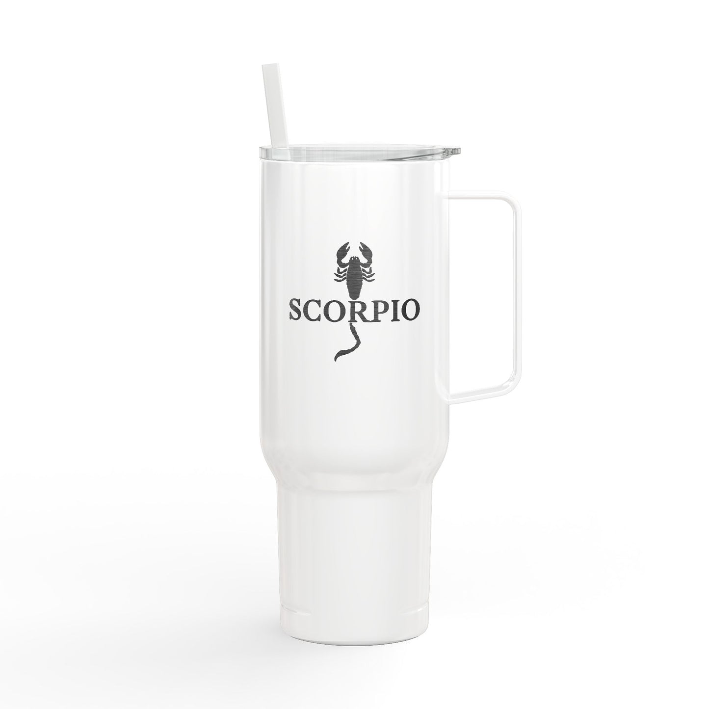 Cosmic Scorpio Signatures ✨ 40oz Engraved Zodiac Tumbler