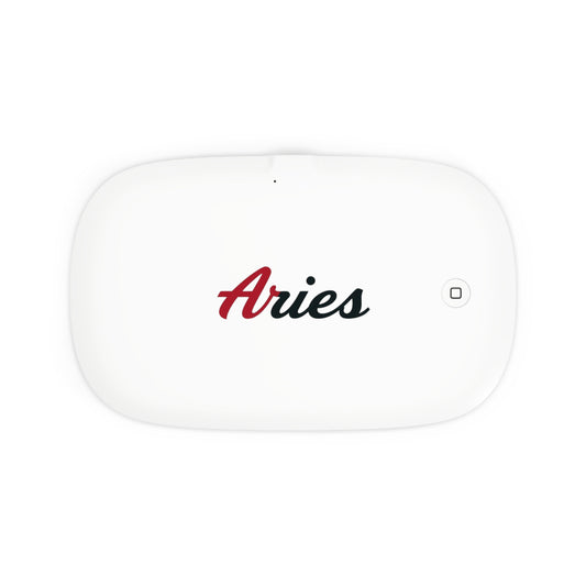 ♈ Aurora UV Phone Sanitizer & Fast Wireless Charging Pad – Aries Edition 🔥♈