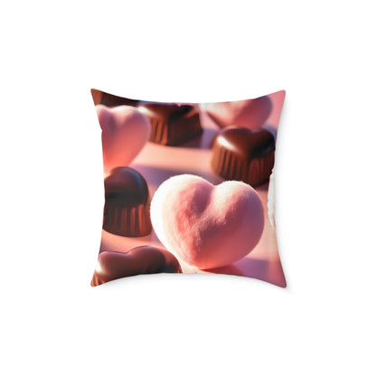 Love in Bloom: Enchanted Decorative Pillow for a Cozy Touch