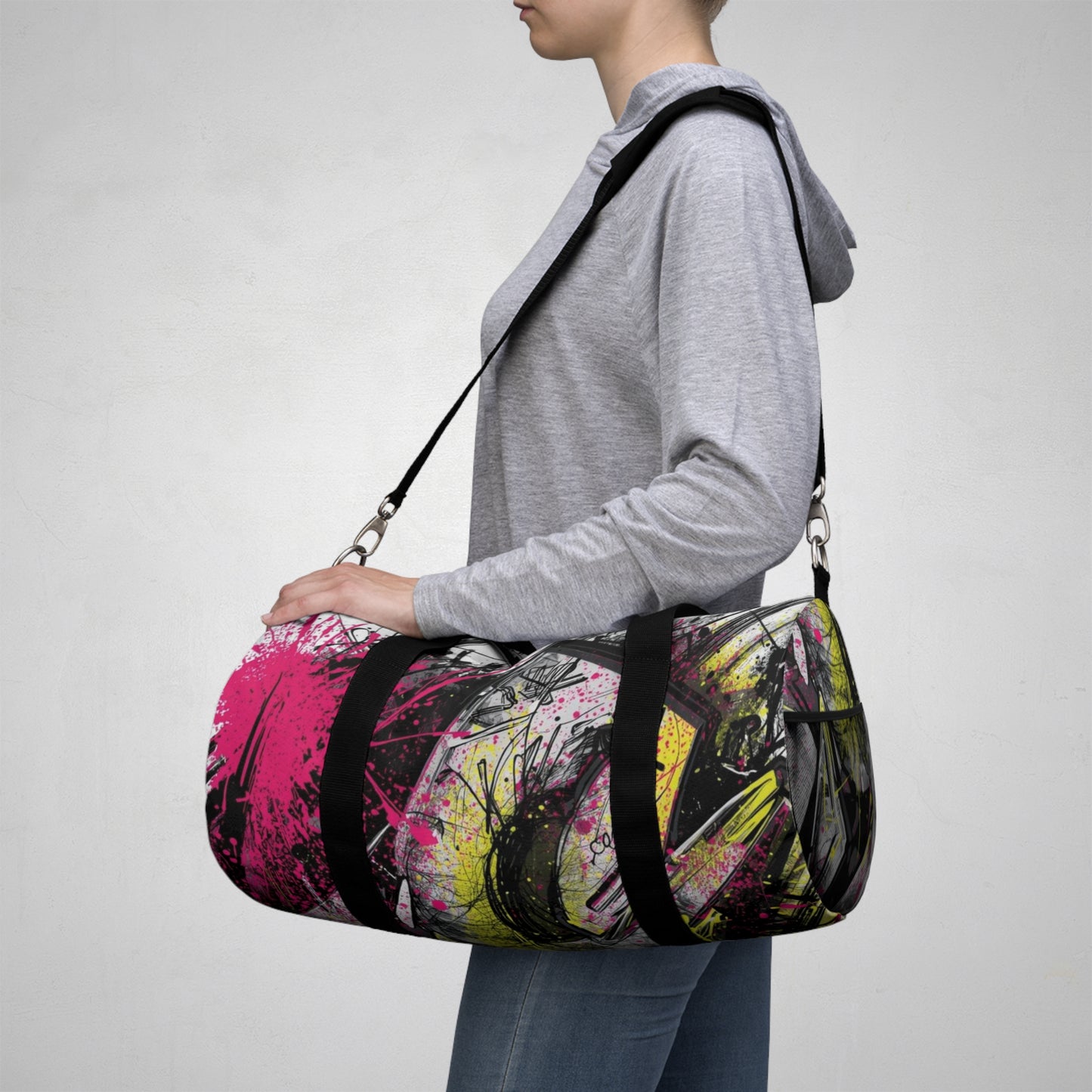 The Razzle-Dazzle Duffle Bag – One-of-a-Kind Design 🎨🔥