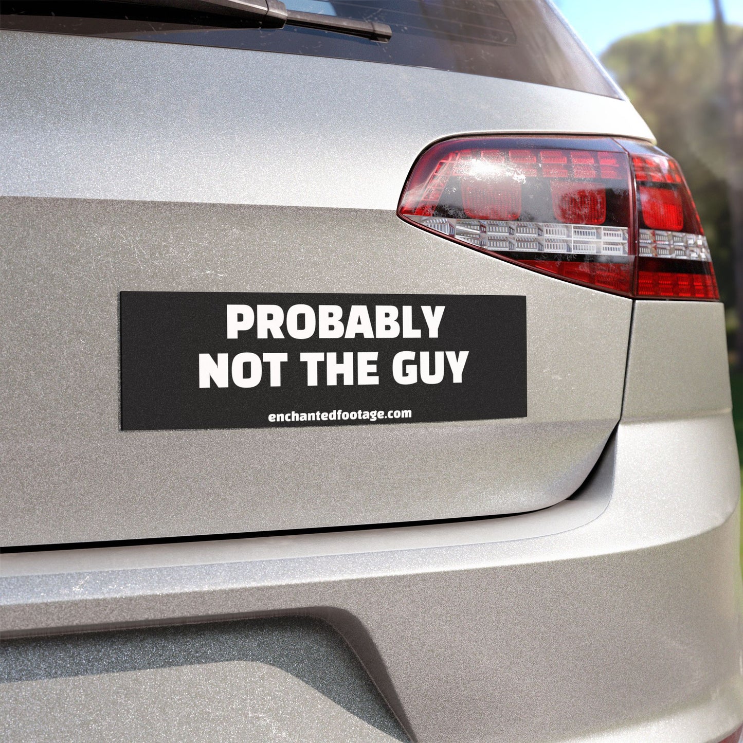 🤍 The Enchanted Statement™ Bumper Sticker | The Enchanted Drive Collection 🤍
