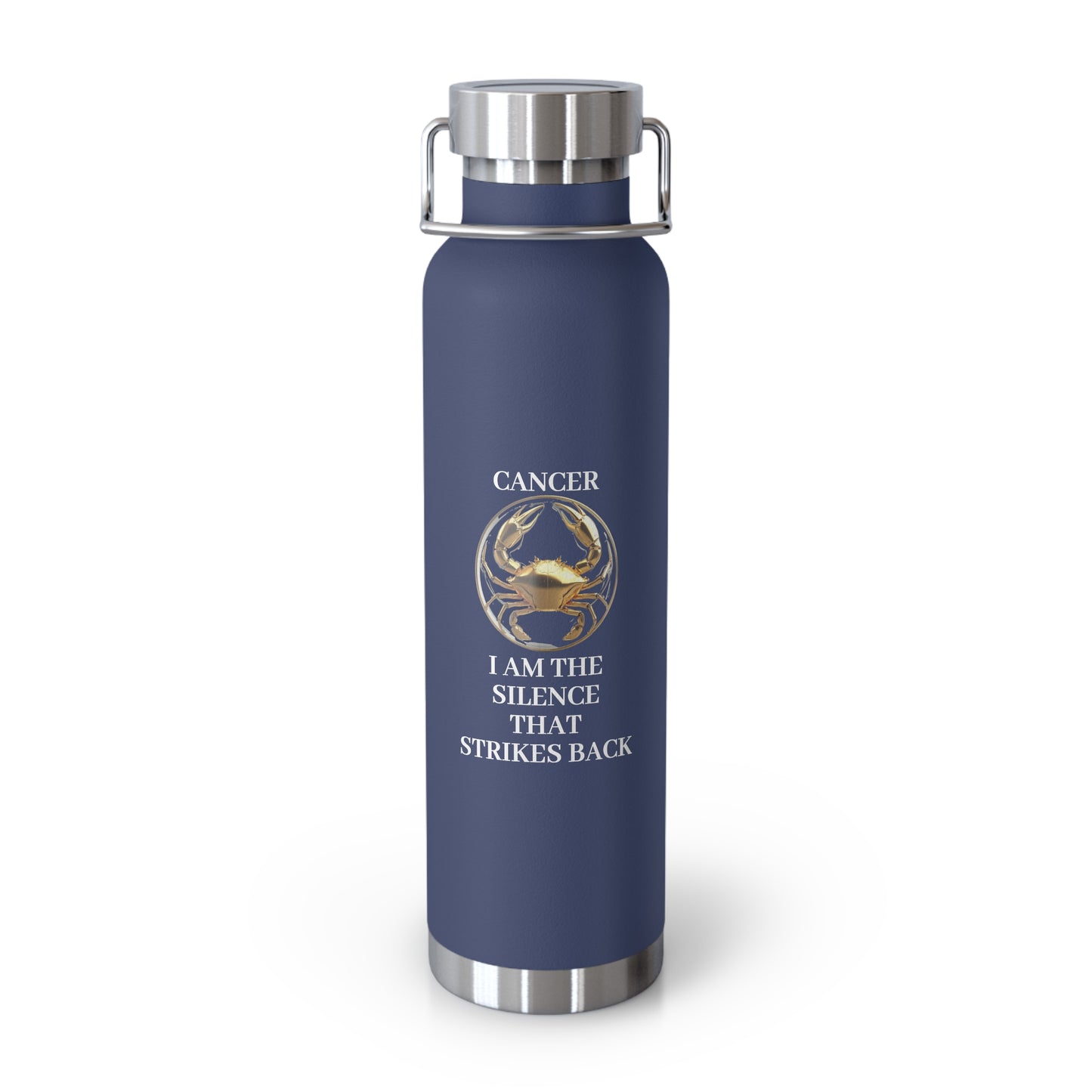 ✨🔮 Enchanted Cancer Copper Insulated Bottle – 22oz of Temperature Magic! 🔮✨