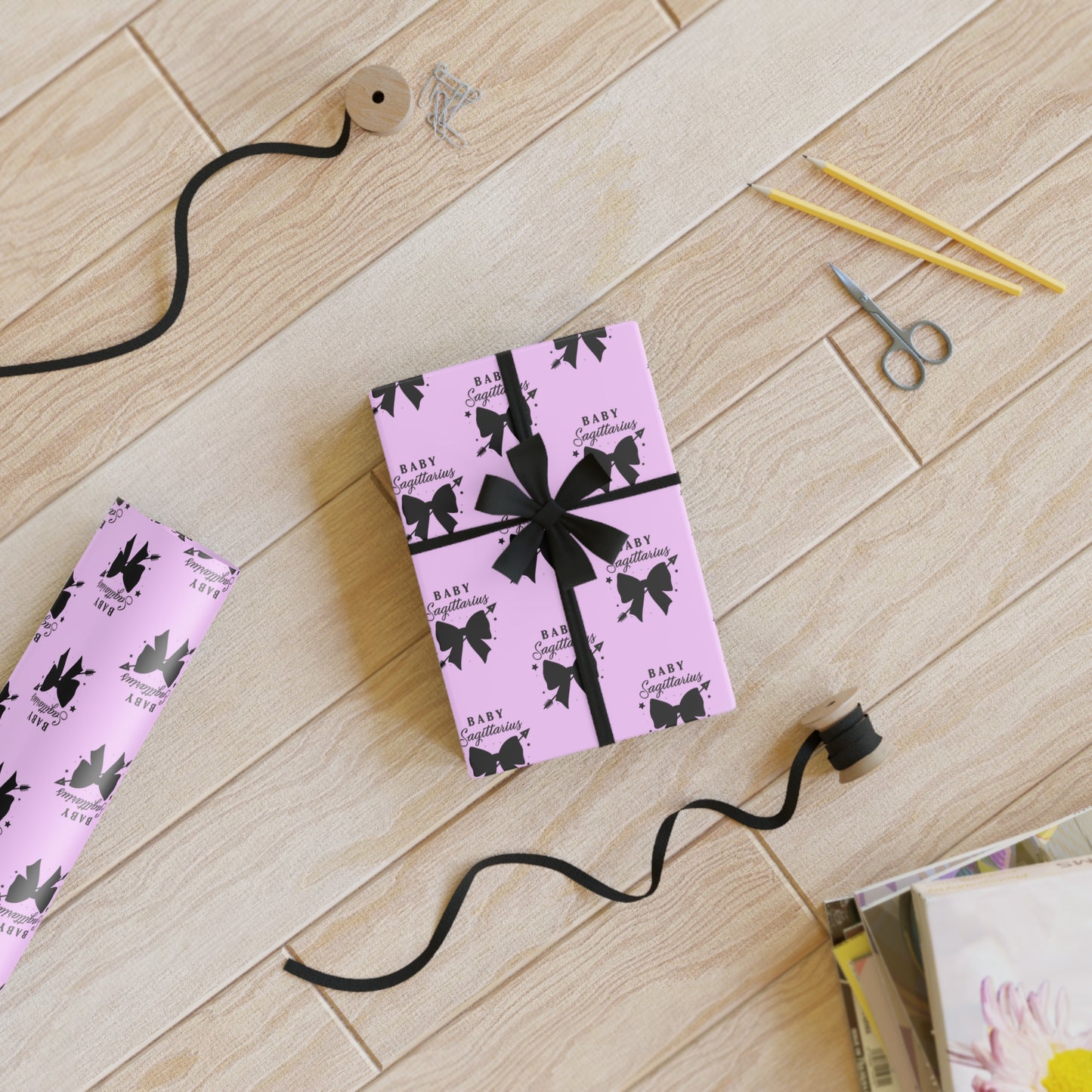♐ Baby Sagittarius Wrapping Paper | The Enchanted Wrap™ Collection ♡