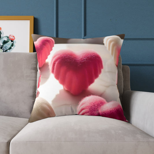 Love in Bloom: Enchanted Decorative Pillow for a Cozy Touch