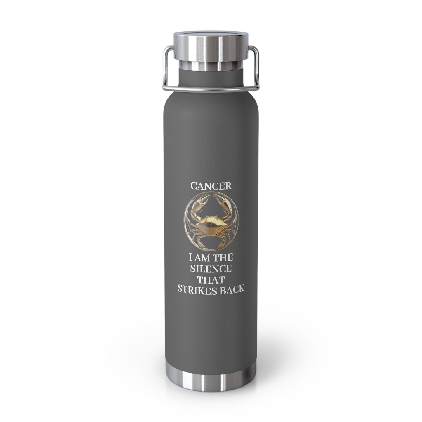 ✨🔮 Enchanted Cancer Copper Insulated Bottle – 22oz of Temperature Magic! 🔮✨