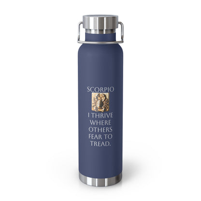 ✨🔮 Enchanted Scorpio Copper Insulated Bottle – 22oz of Temperature Magic! 🔮✨