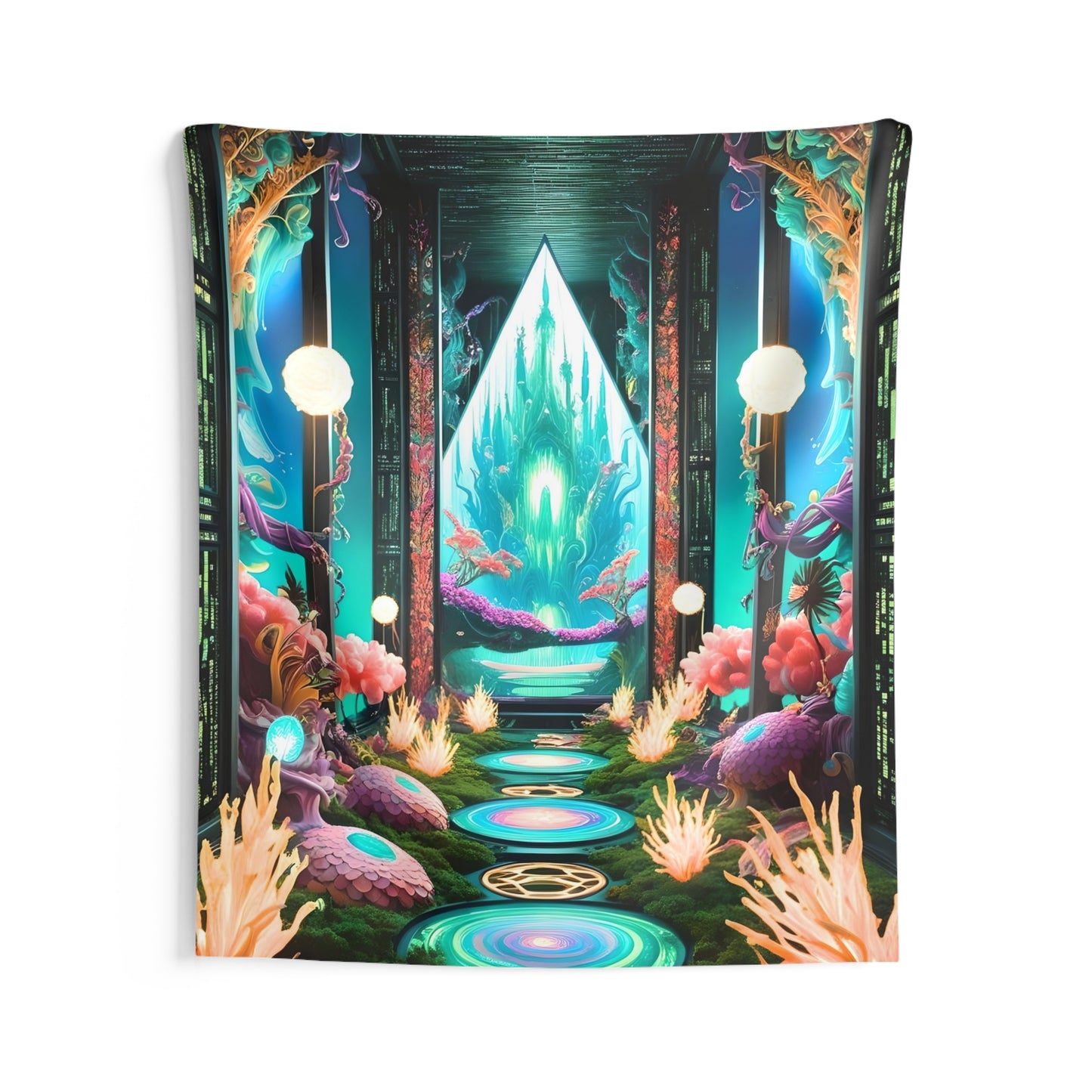 🌟✨ Mystical Aura: Enchanted Tapestry for Your Magical Wall and Captivating Photography Backdrops 📸🪄🌙