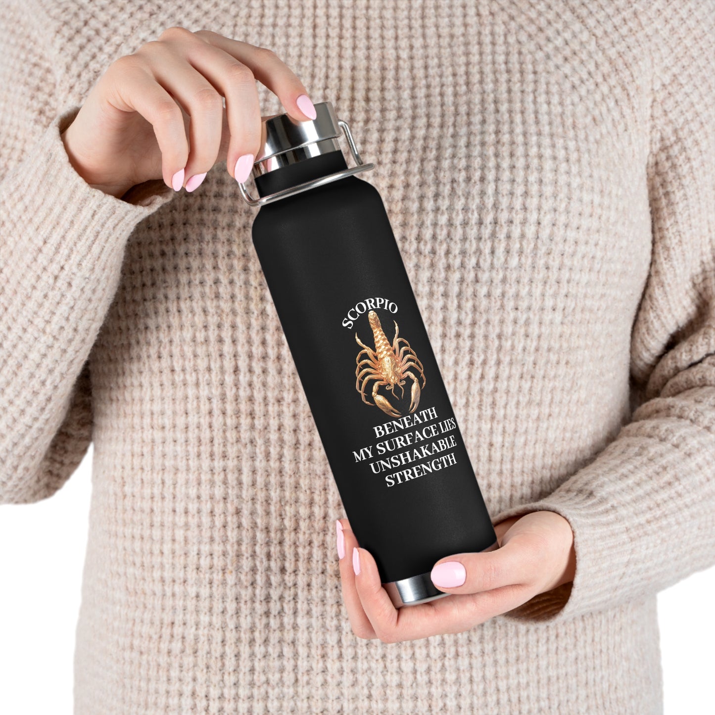✨🔮 Enchanted Scorpio Copper Insulated Bottle – 22oz of Temperature Magic! 🔮✨