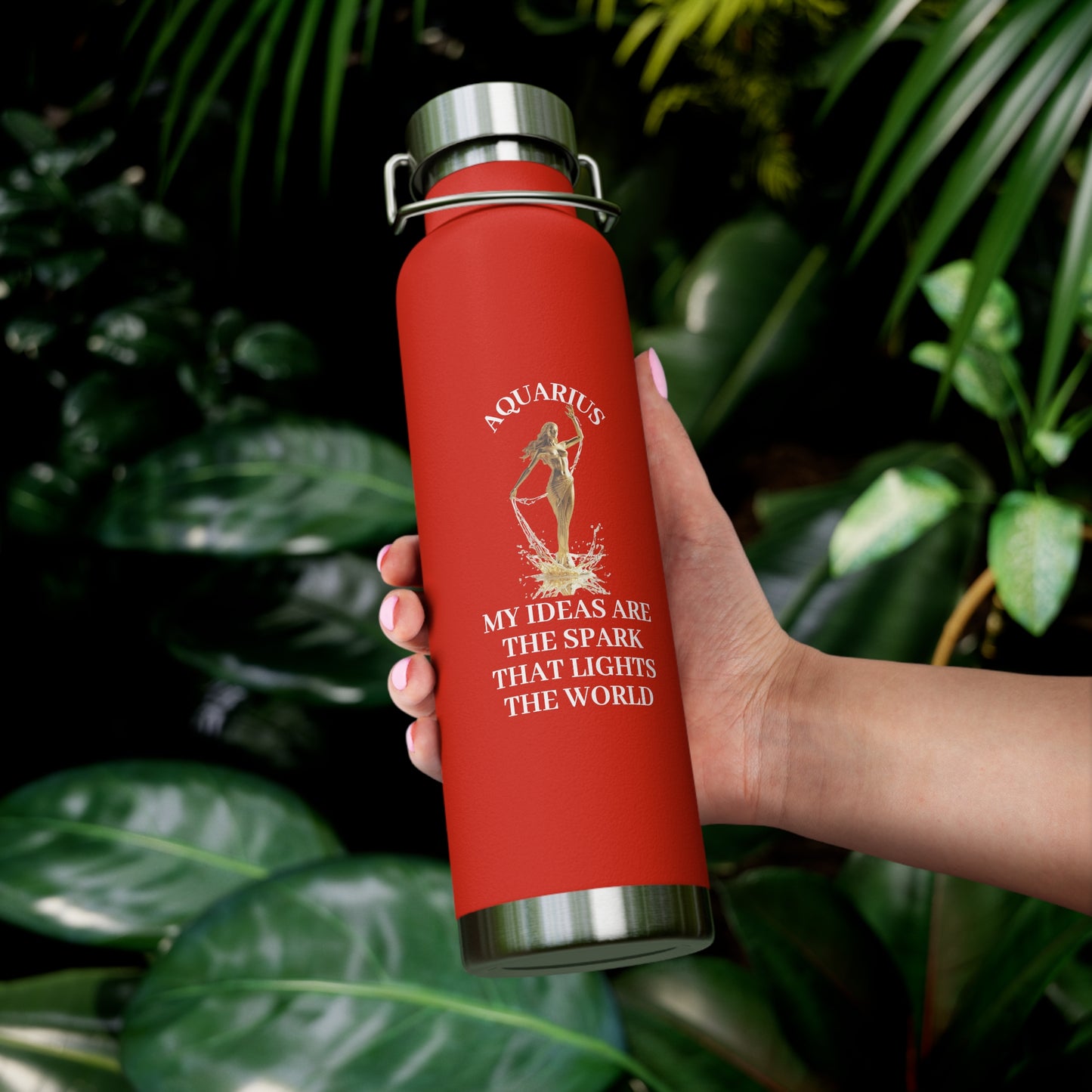✨🔮 Enchanted Aquarius Copper Insulated Bottle – 22oz of Temperature Magic! 🔮✨