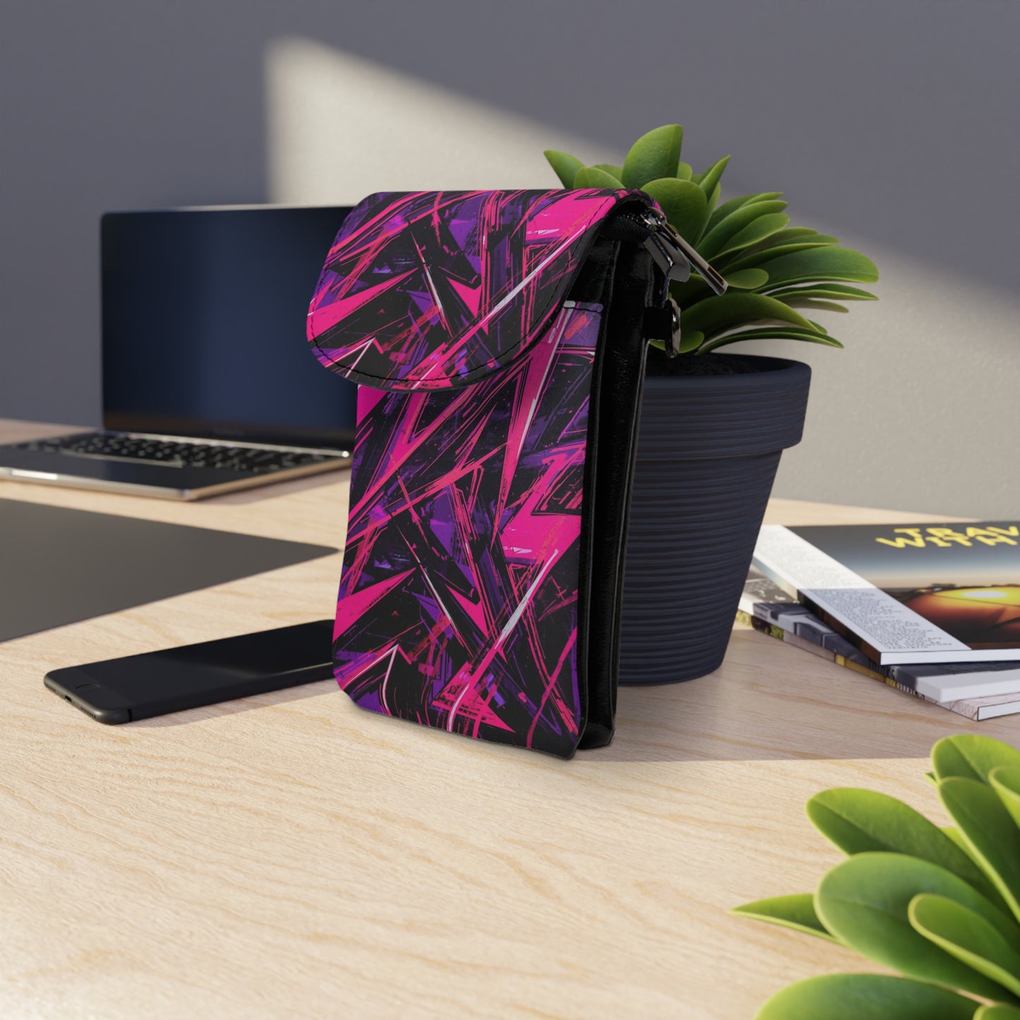 👜🌟 The Razzle-Dazzle Pocket Prism™ Cell Phone Wallet ✨💼🌈