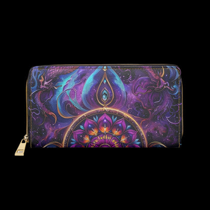 💎✨ Mystical Magic: The Enchanted Zippered Wallet of Elegance & Wonder 🔮💖🌙