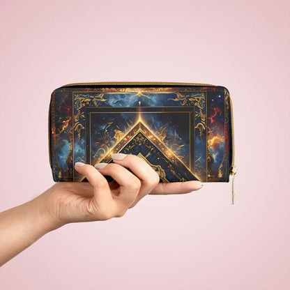 💎✨ Mystical Magic: The Enchanted Zippered Wallet of Elegance & Wonder 🔮💖🌙