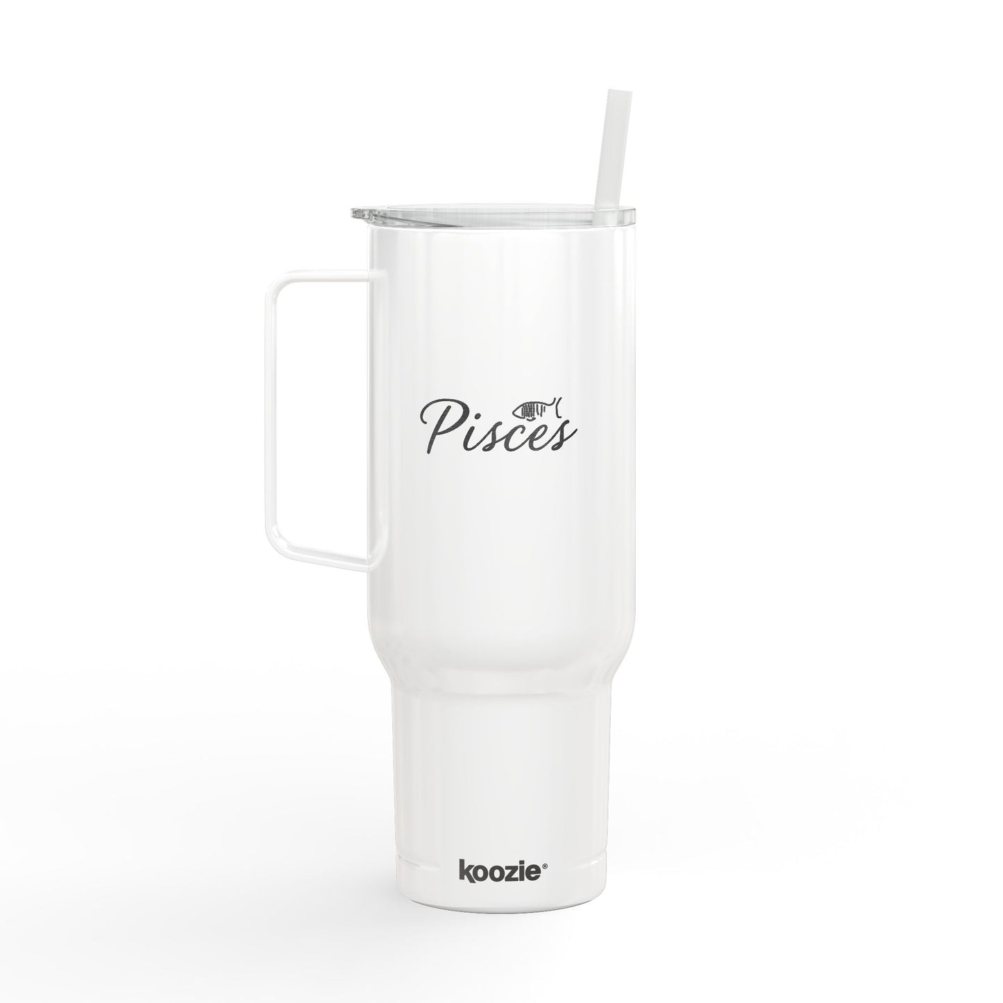 Cosmic Pisces Signatures ✨ 40oz Engraved Zodiac Tumbler