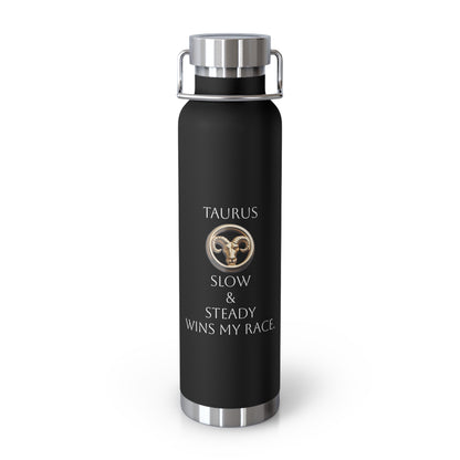 ✨🔮 Enchanted Taurus Copper Insulated Bottle – 22oz of Temperature Magic! 🔮✨