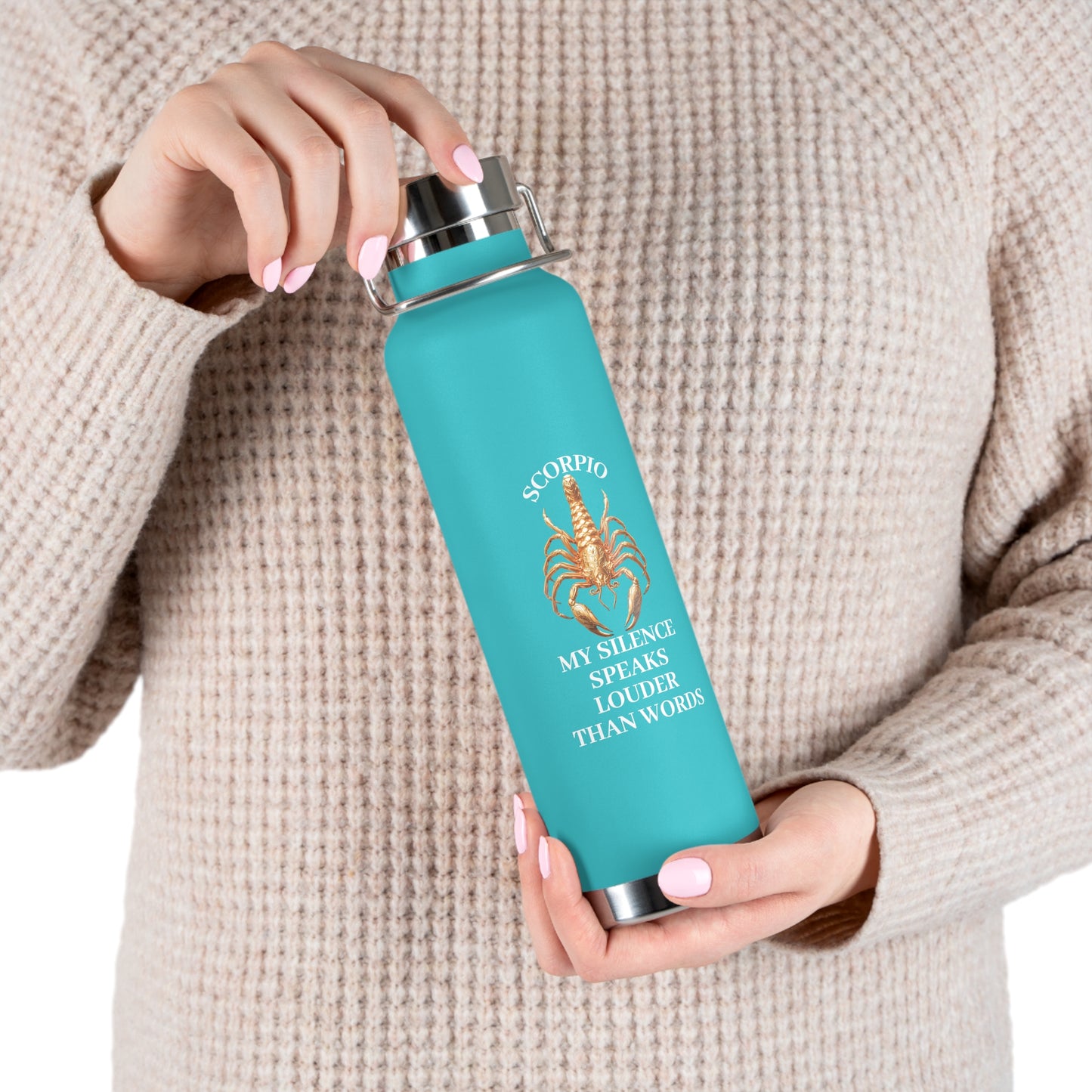 ✨🔮 Enchanted Scorpio Copper Insulated Bottle – 22oz of Temperature Magic! 🔮✨