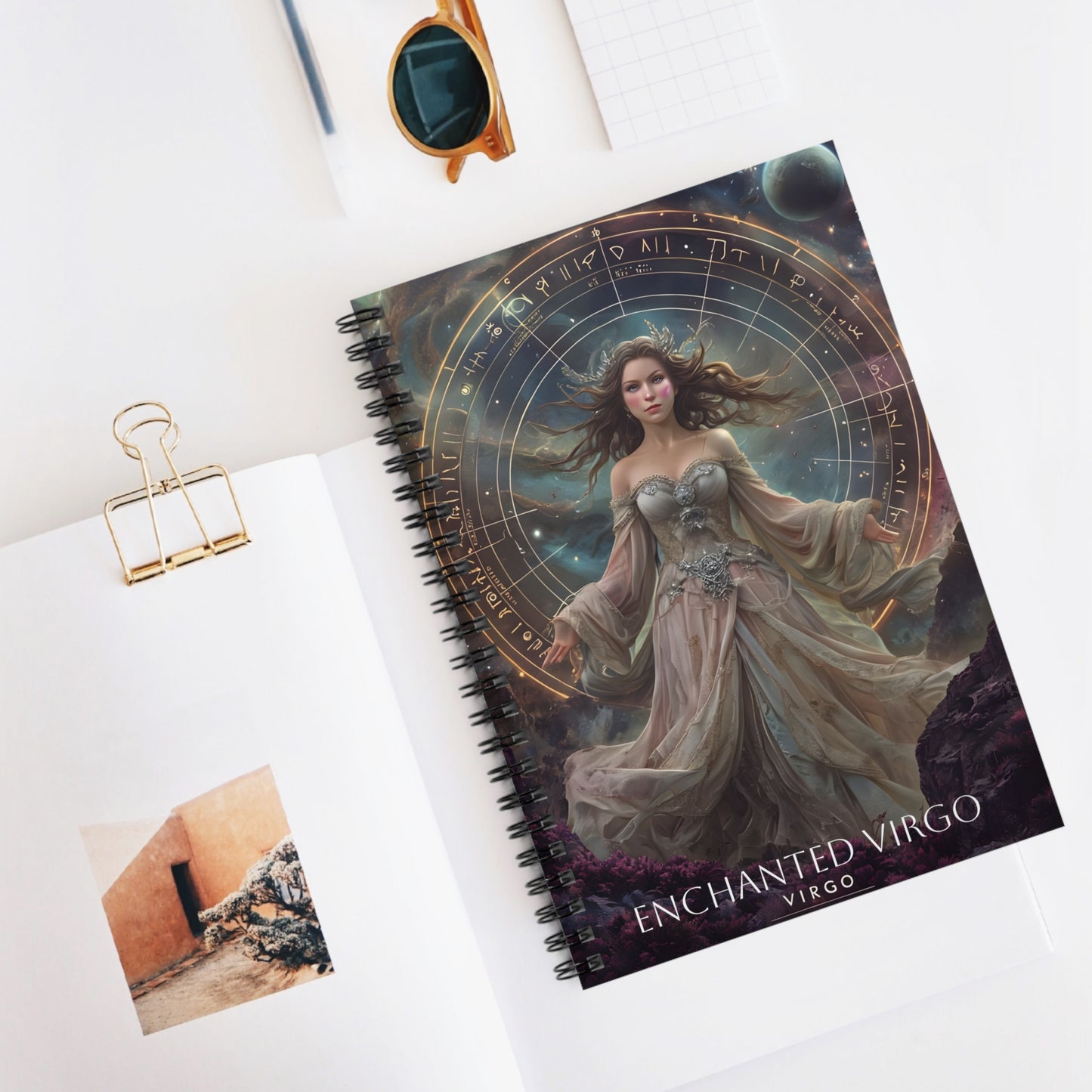 🌿✨ Enchanted Virgo Zodiac Journal – A Perfectly Crafted Notebook for Thoughtful Souls & Detail Lovers ♍📖