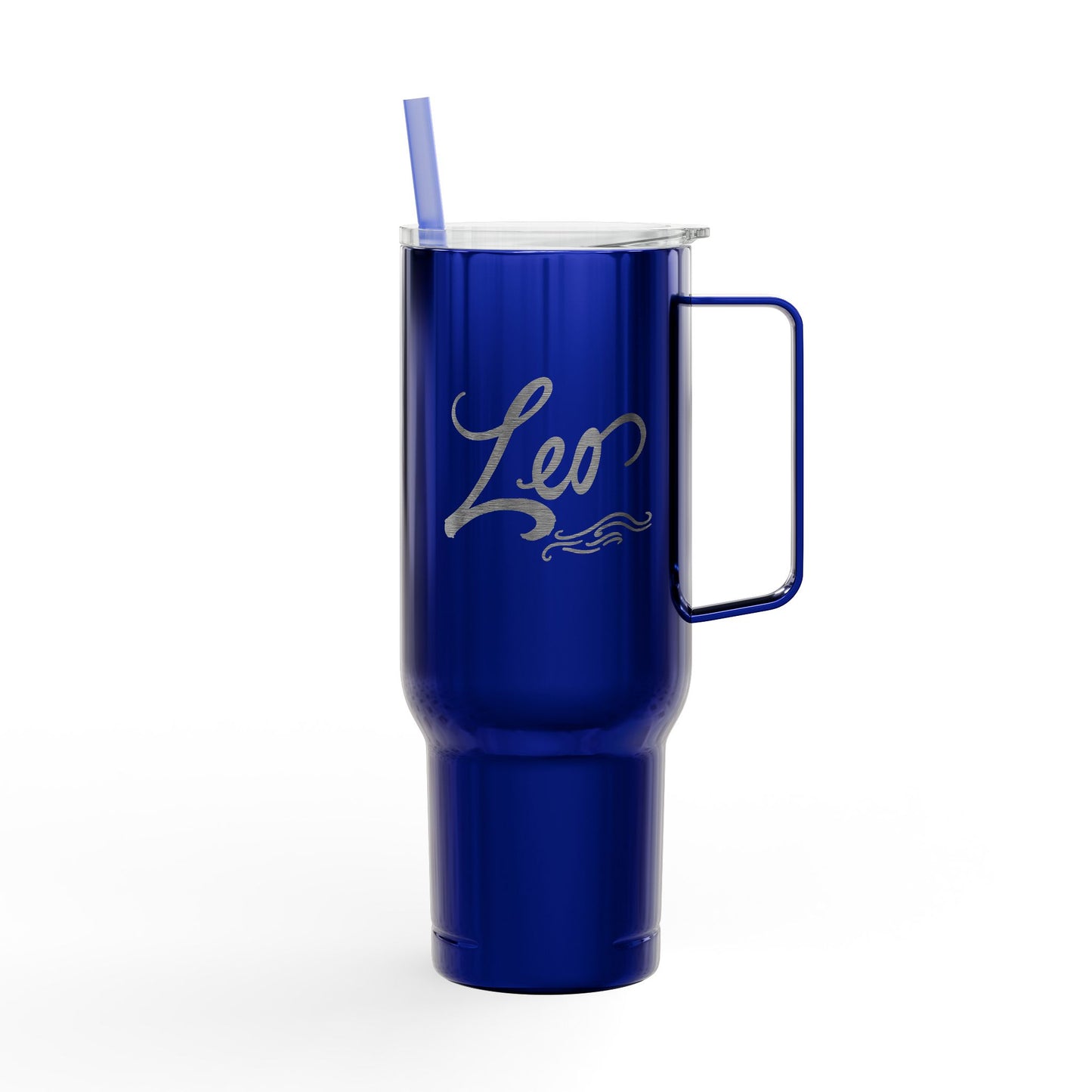 Cosmic Leo Signatures ✨ 40oz Engraved Zodiac Tumbler