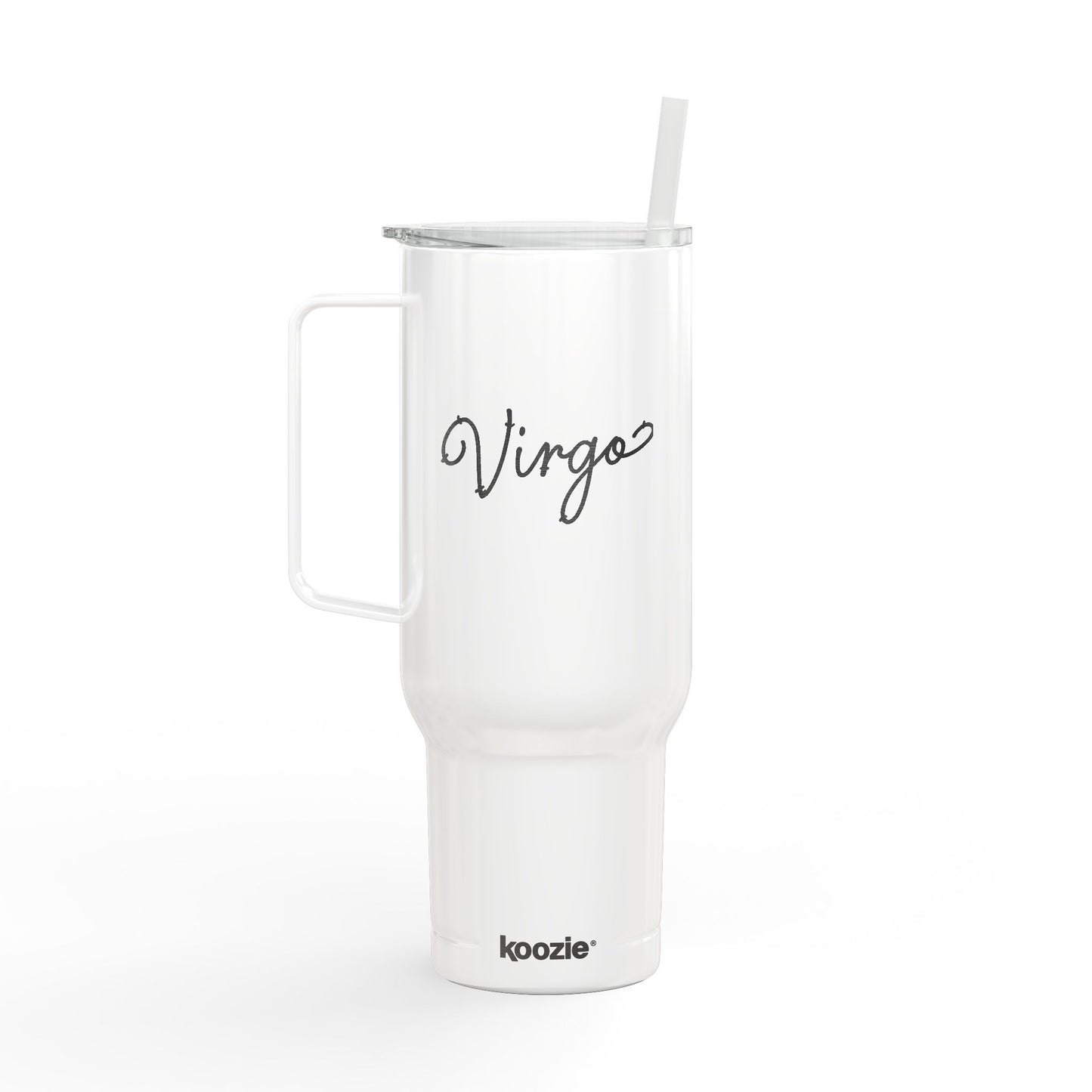 Cosmic Virgo Signatures ✨ 40oz Engraved Zodiac Tumbler