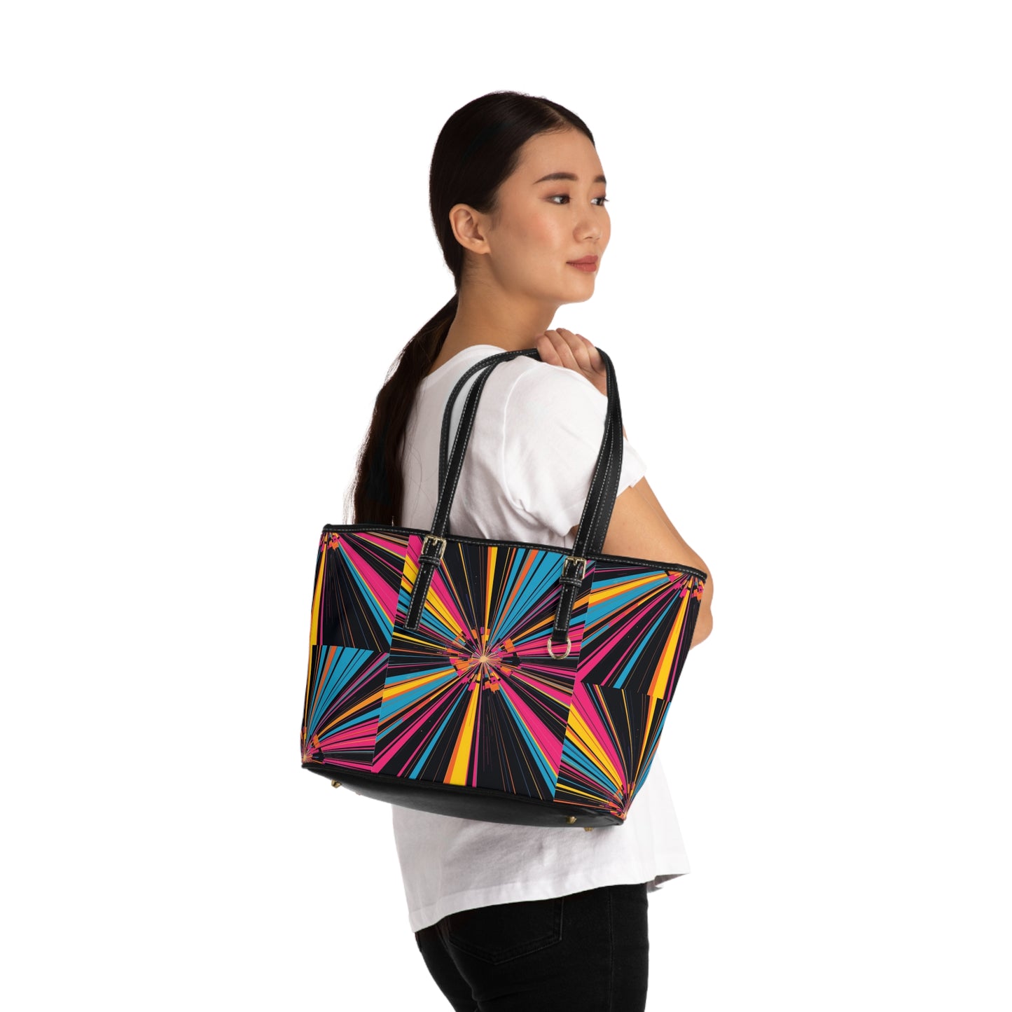 👜✨ The Razzle-Dazzle Double Vision™ PU Leather Shoulder Bag ✨👜🌈