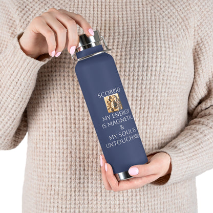 ✨🔮 Enchanted Scorpio Copper Insulated Bottle – 22oz of Temperature Magic! 🔮✨