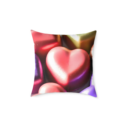 Love in Bloom: Enchanted Decorative Pillow for a Cozy Touch