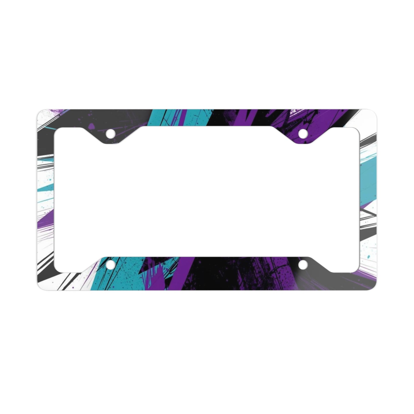 ✨🚗 The Enchanted Drive: Glossed Glory License Plate Frame – Luxury Custom Metal Accent 💎🌙