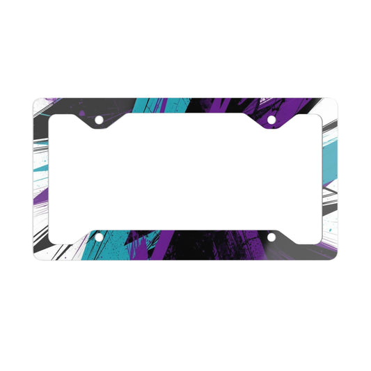 ✨🚗 The Enchanted Drive: Glossed Glory License Plate Frame – Luxury Custom Metal Accent 💎🌙