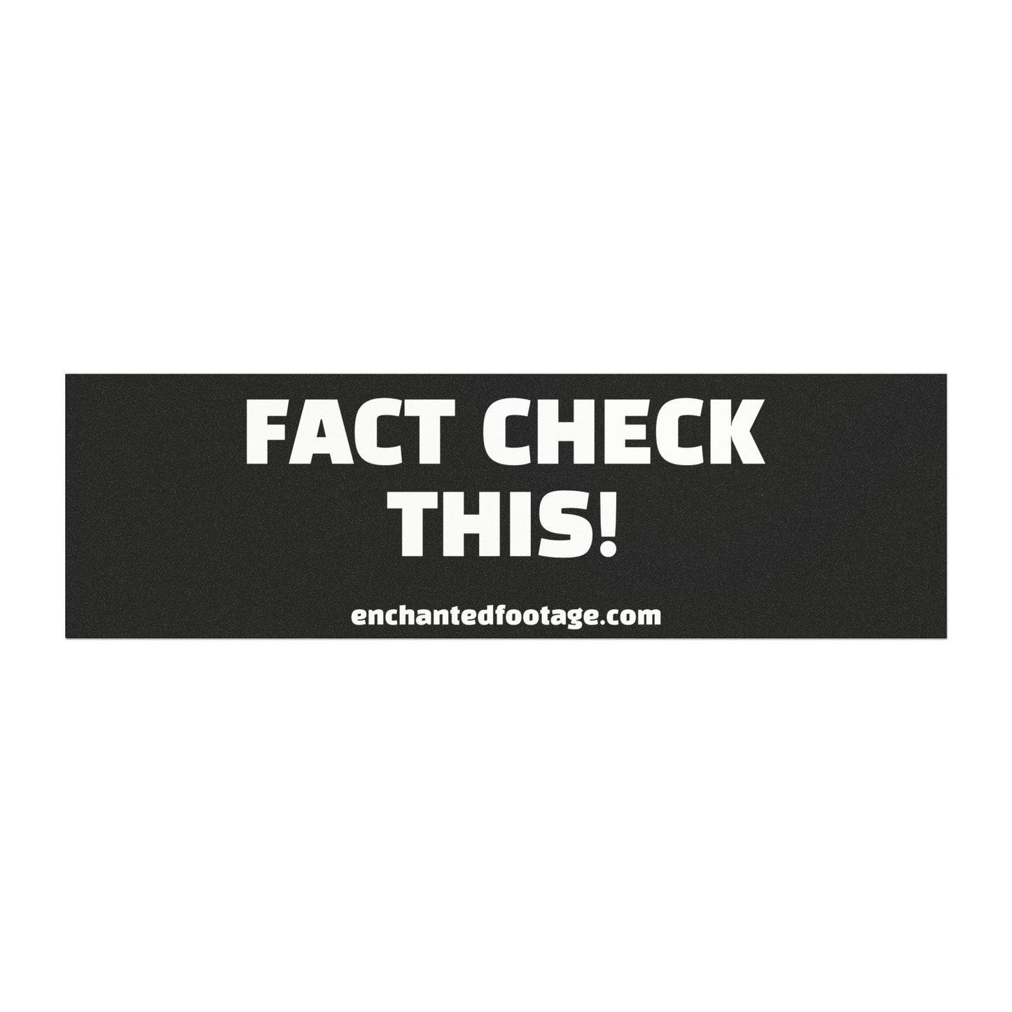 🤍 The Enchanted Statement™ Bumper Sticker | The Enchanted Drive Collection 🤍