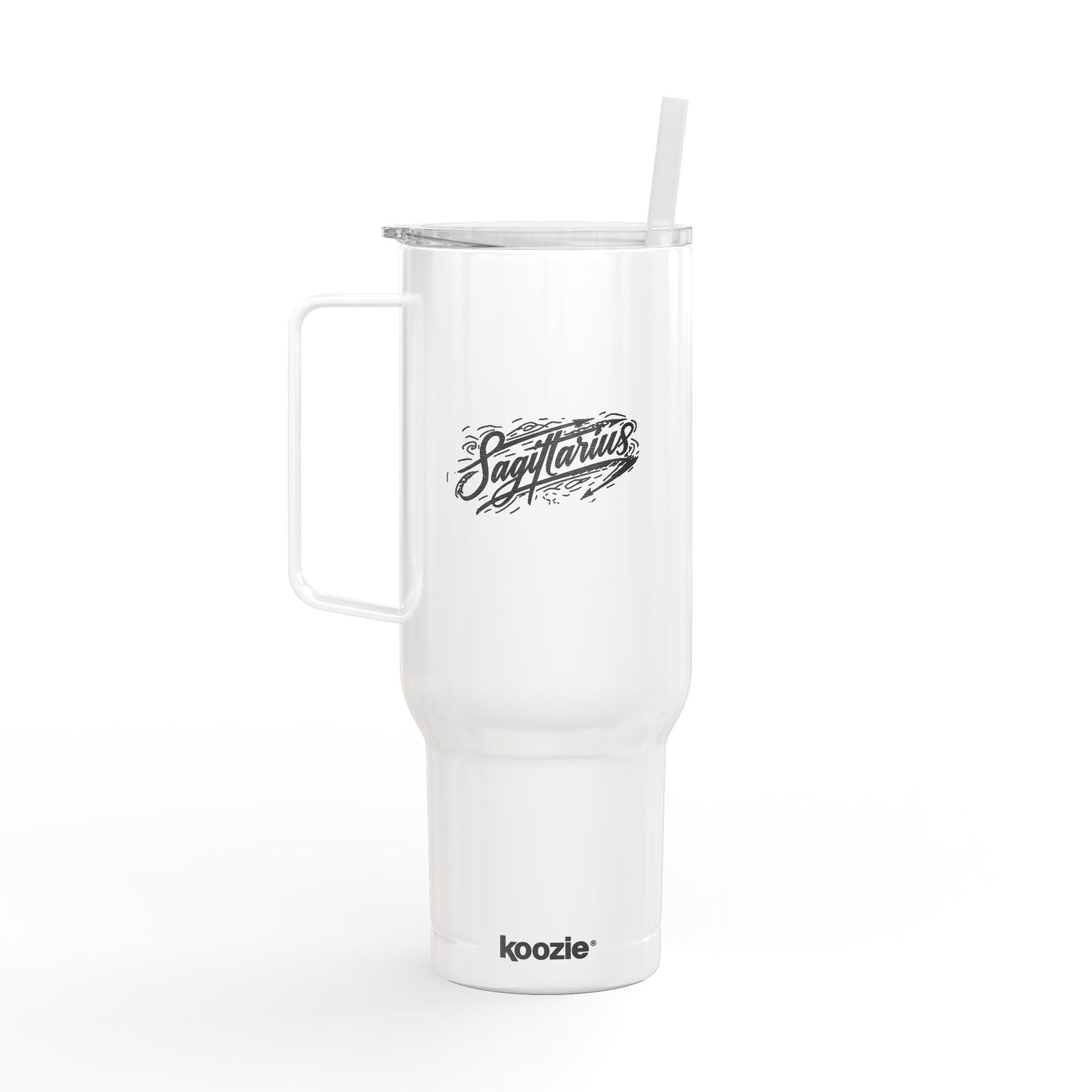 Cosmic Sagittarius Signatures ✨ 40oz Engraved Zodiac Tumbler