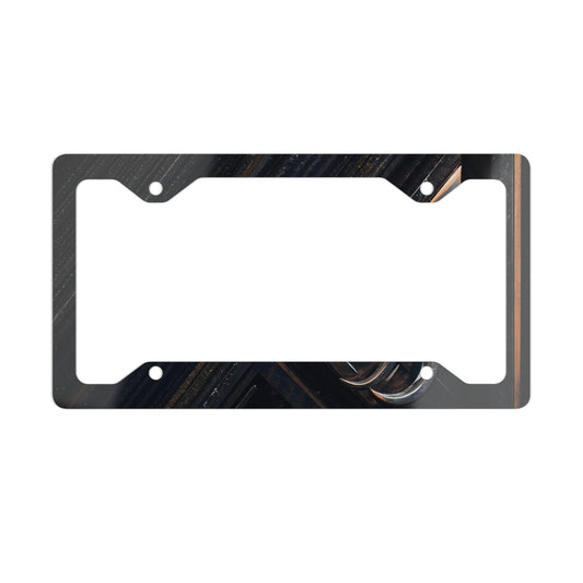 ✨🚗 The Enchanted Drive: Glossed Glory License Plate Frame – Luxury Custom Metal Accent 💎🌙
