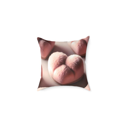 Love in Bloom: Enchanted Decorative Pillow for a Cozy Touch