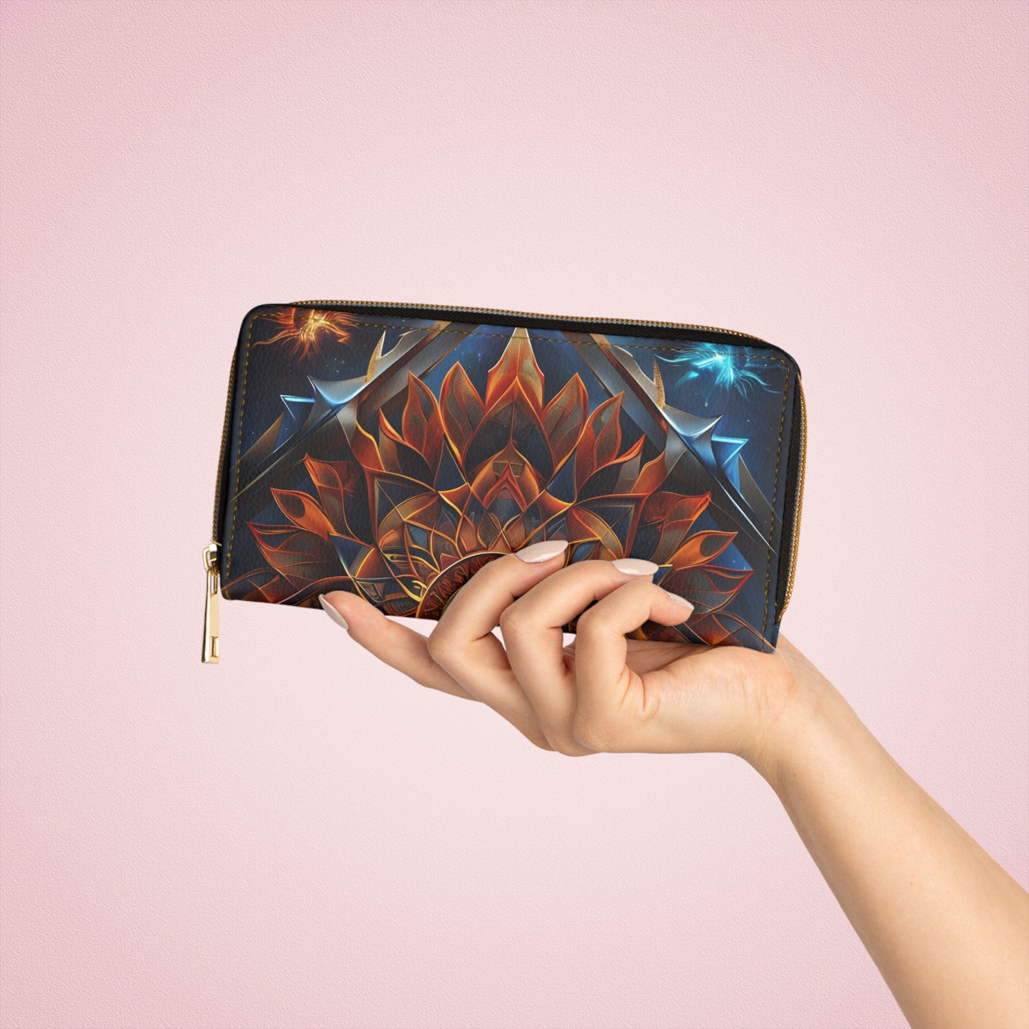 💎✨ Mystical Magic: The Enchanted Zippered Wallet of Elegance & Wonder 🔮💖🌙