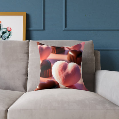 Love in Bloom: Enchanted Decorative Pillow for a Cozy Touch